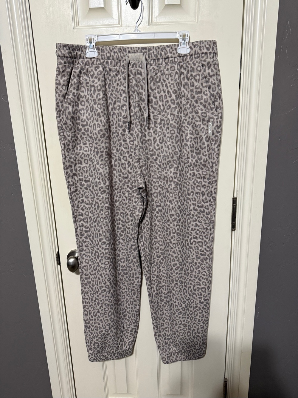 Comfrt Desert Leopard Waffle Joggers